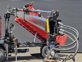 TGM 18.250 / 4X4 / EEV / HIAB CRANE + TIPPER / SPRING